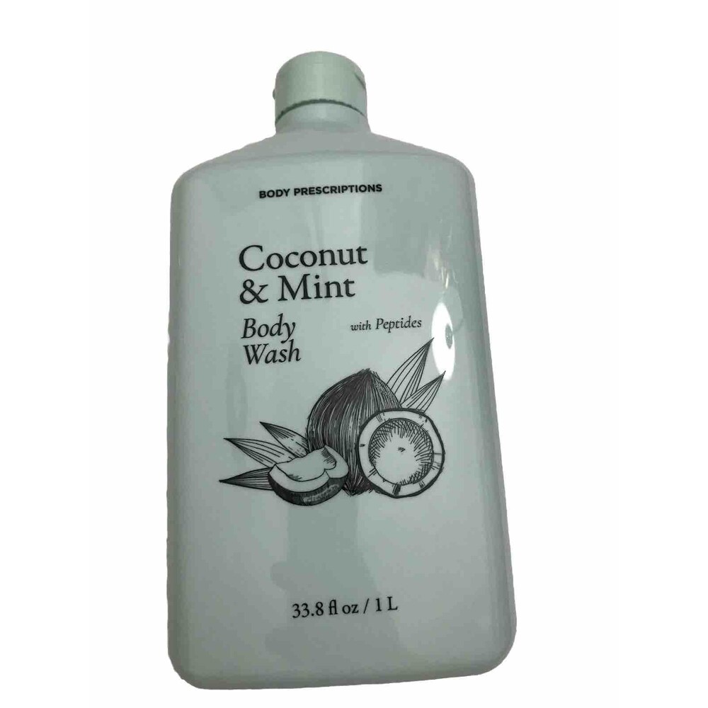 Body Prescription Coconut Mint Shower Wash Unisex 33.8 fl Oz 1/L